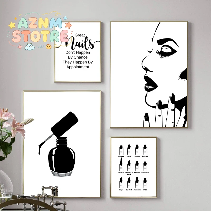 Beauty Of Makeup Quotes - Nail Salon Quotes Makeup Wall Art