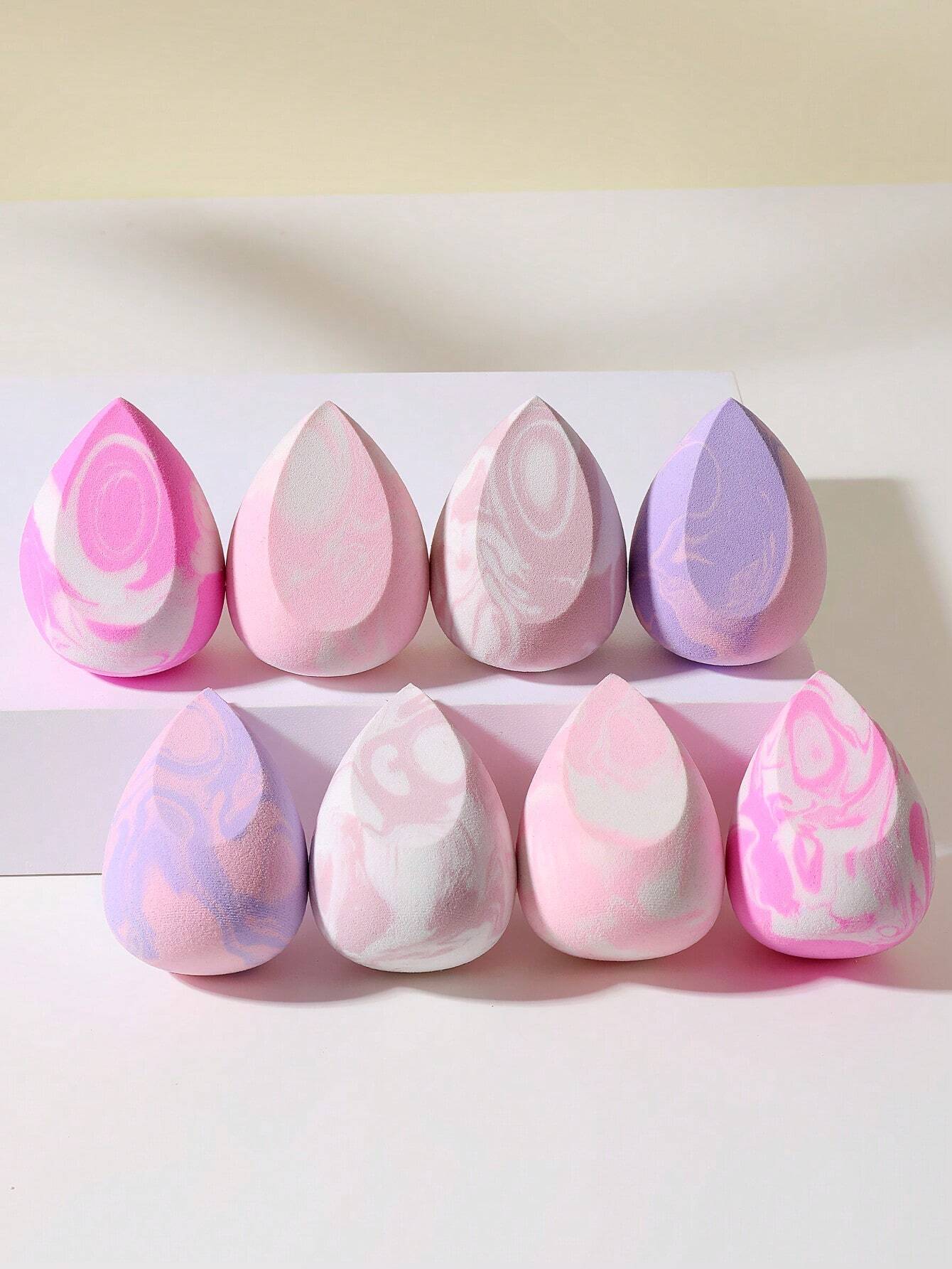 Beauty Makeup Cream - 8PCS Soft Elastic Multifunctional Makeup Sponges