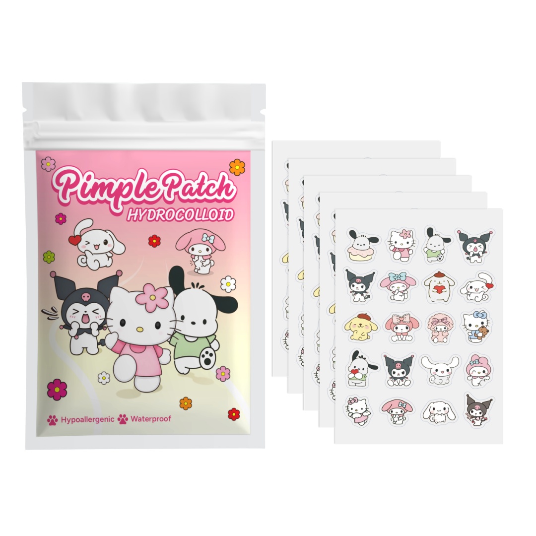 Pressed Powder Foundation - 100PCS hello kitty Acne patches, facial