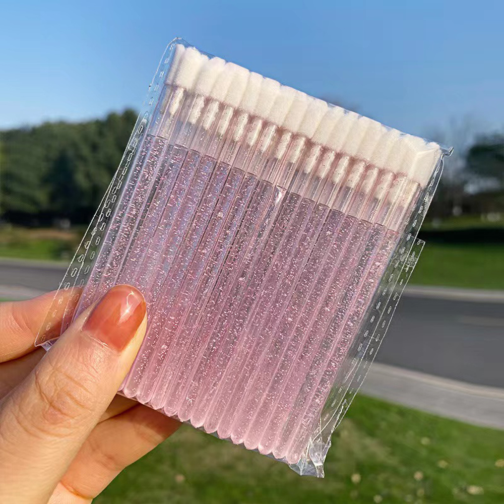 Beauty Makeup Eyeshadow - 500PCS Disposable Lip Brush Makeup Brushes
