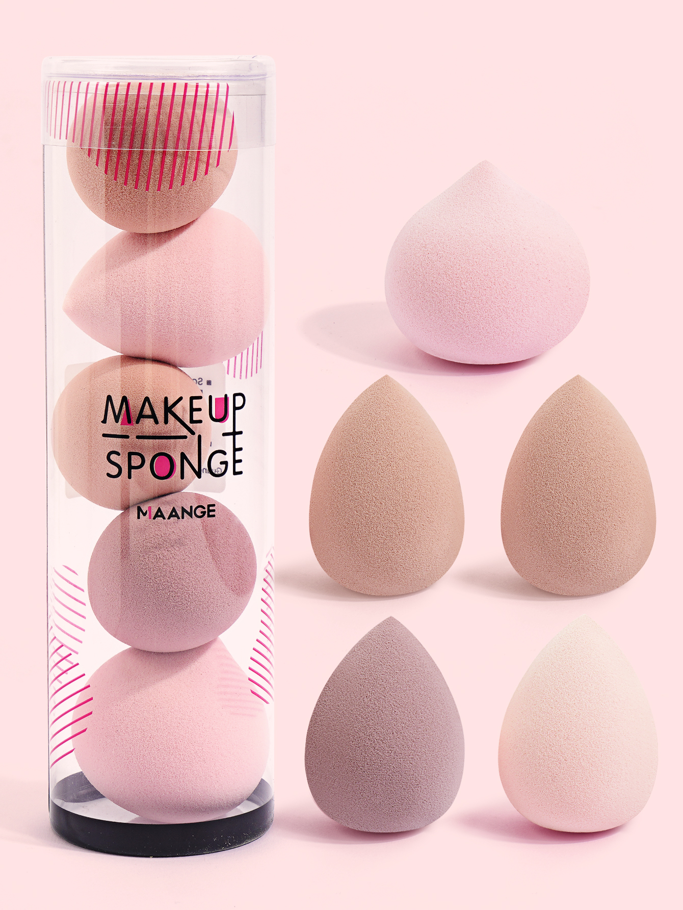 Beauty Bay Makeup - MAANGE 5PCS Makeup Sponge Blender Set