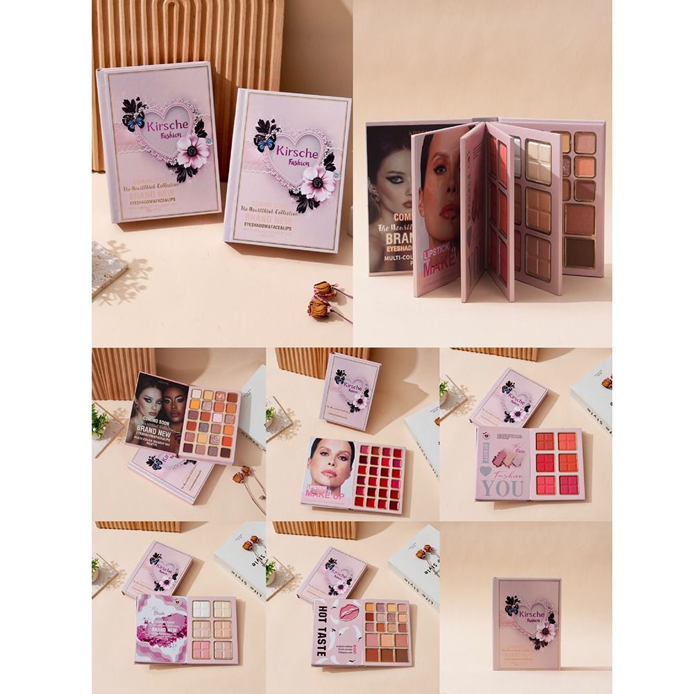 Beauty Book Makeup Kit - 5-Layer Folding Eyeshadow Palette Book Shaped