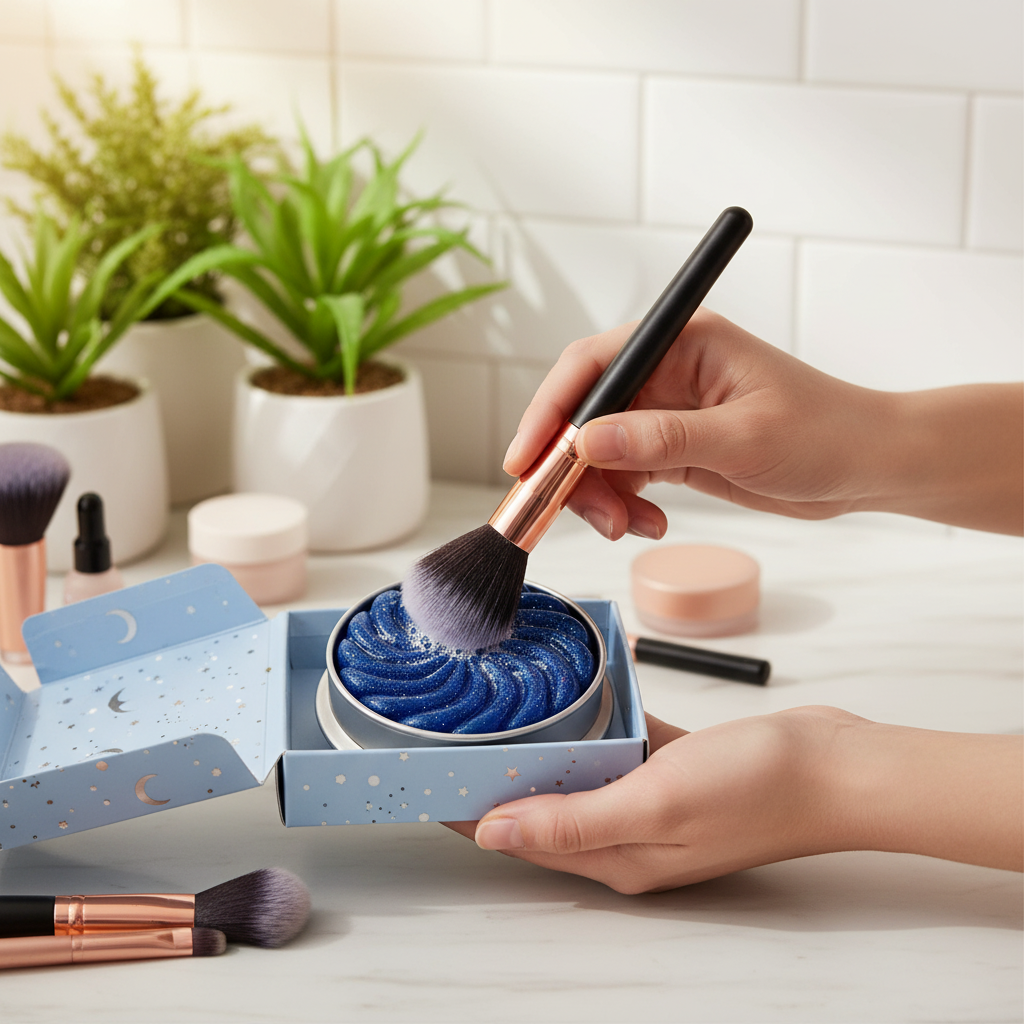 Beauty Makeup Bar - Professional Cosmetic Brush Cleanser Soap High