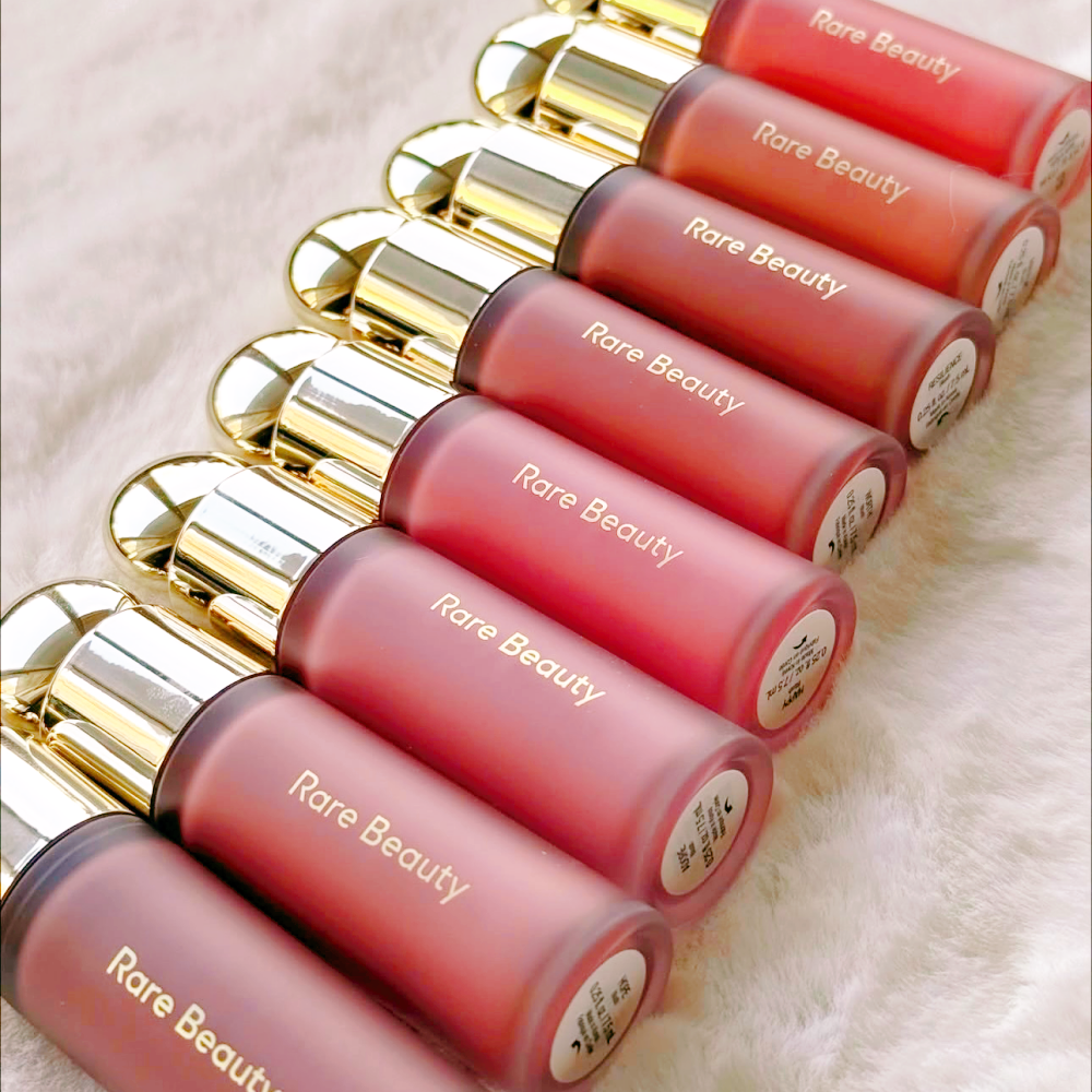 Lip Gloss Plumping - Rare Beauty Worth Happy Love Joy