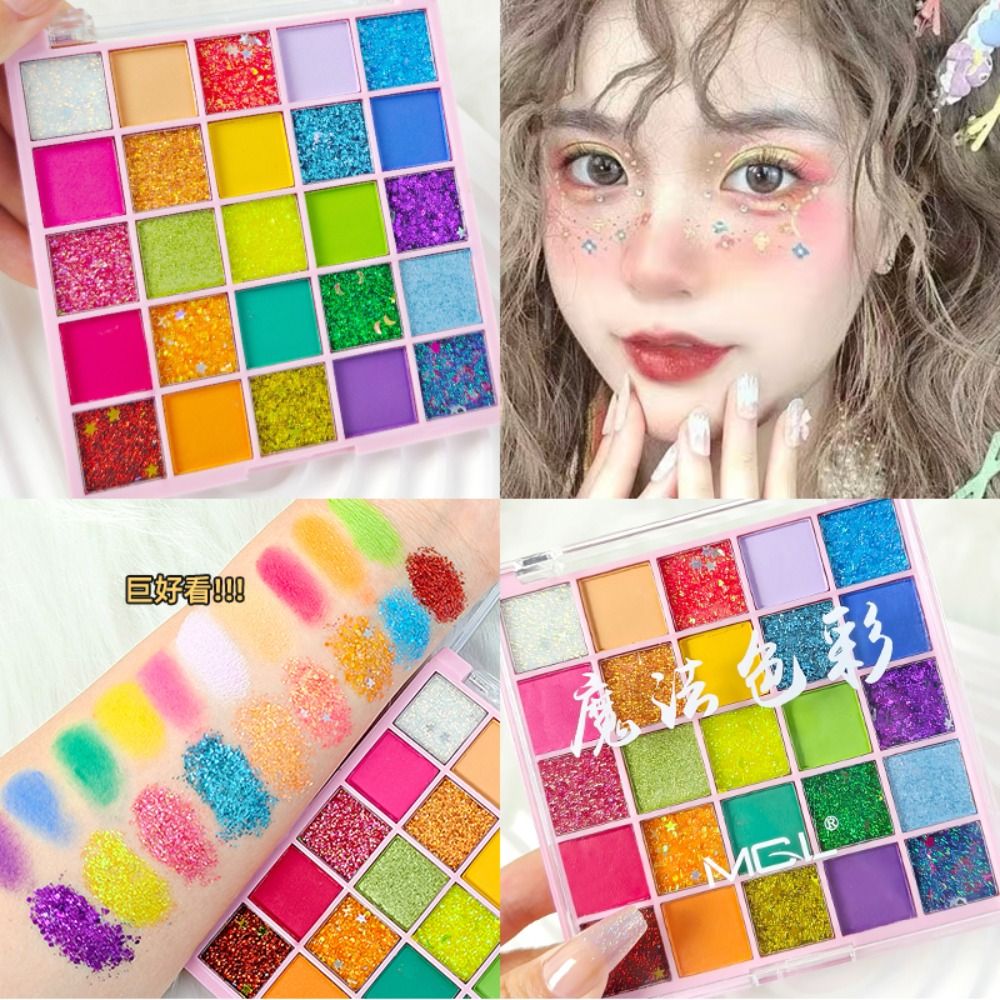 Dopamine 25 Colors Matte Shimm - đánh giá và giá Beauty Book Makeup Kit