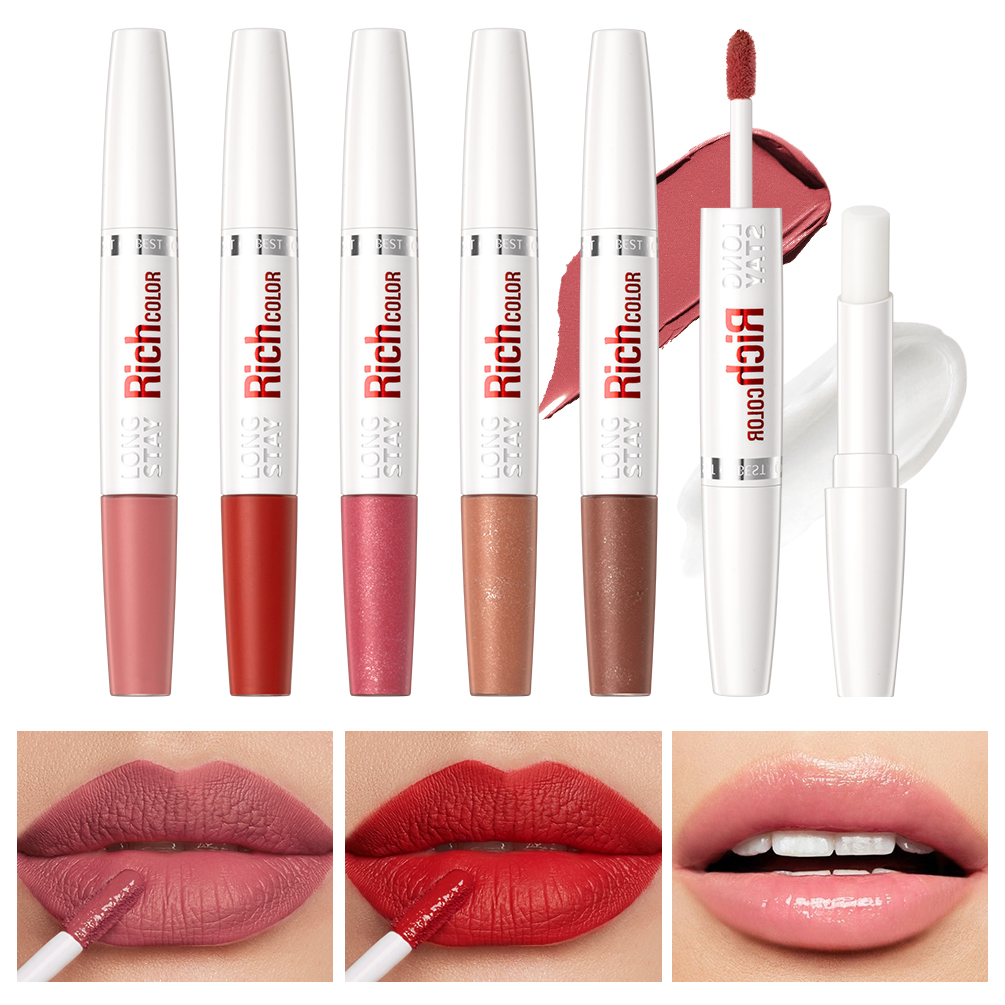 8 Colors Matte Liquid Lipstick - đánh giá và giá Lip Gloss Plumping