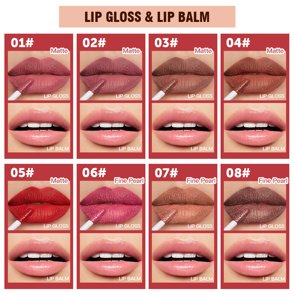 8 Colors Matte Liquid Lipstick - đánh giá và giá Lip Gloss Plumping