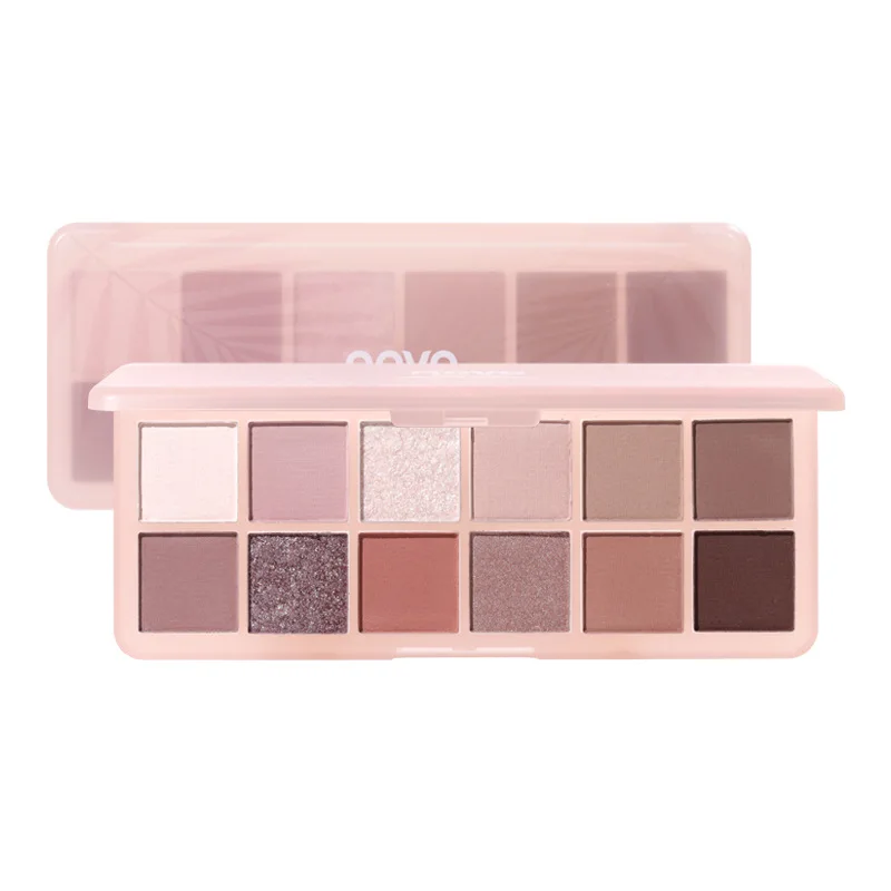 NOVO Eyeshadow Palette 12 Colo - đánh giá và giá Beauty Makeup Novo
