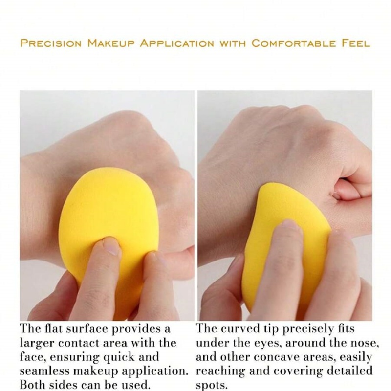 12/2pcs Mango Shape Soft Makeu - đánh giá và giá Beauty Bay Makeup
