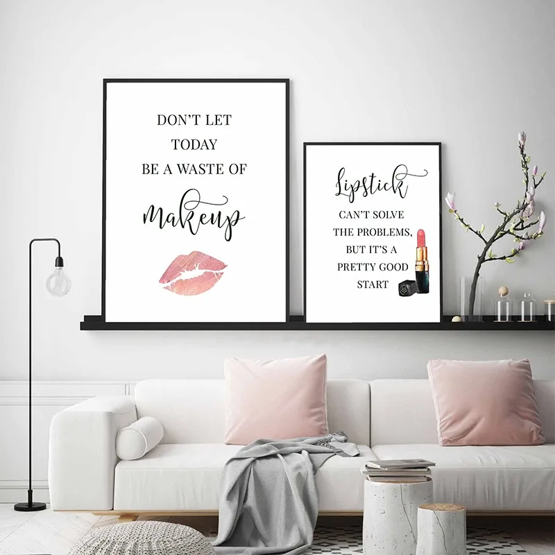 Makeup Quotes Poster Eyelash E - đánh giá và giá Beauty Of Makeup Quotes