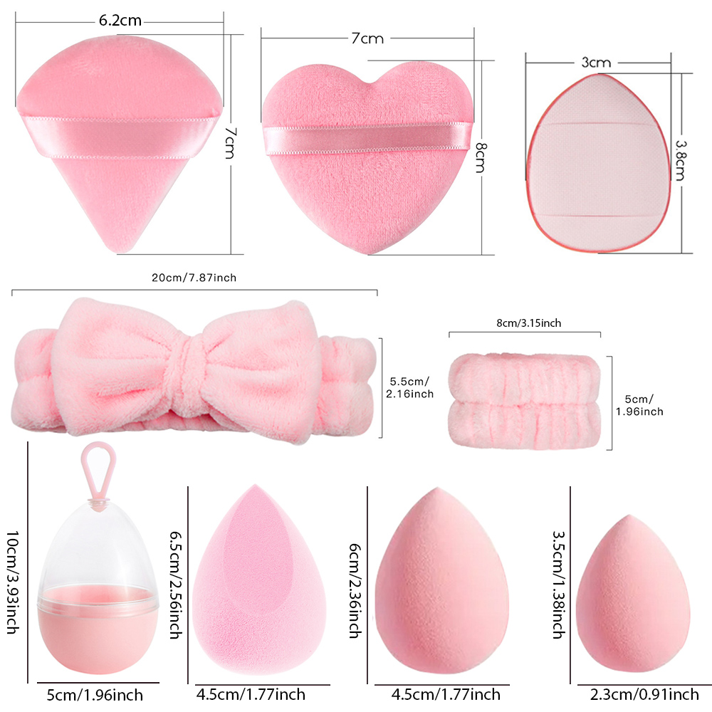 17Pcs Makeup Sponge Blender Se - đánh giá và giá Beauty Bay Makeup