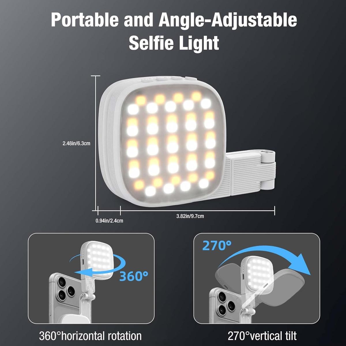 Foldable Dimmable Fill Light W - đánh giá và giá Led Ring Light