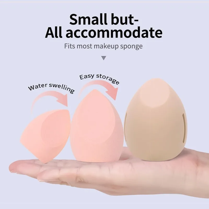 Silicone Beauty Egg Breathable - đánh giá và giá Beauty Bag Makeup