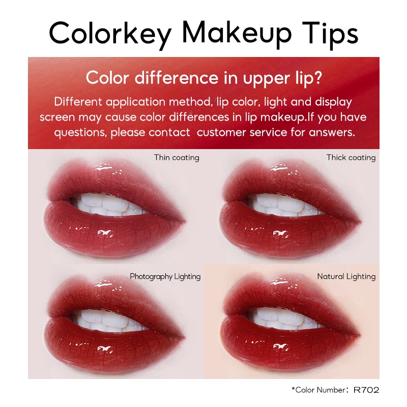 COLORKEY Light Shimmer Lip Glo - đánh giá và giá Lip Gloss Plumping