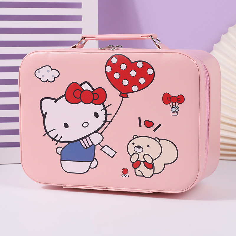 Sanrio Large Capacity Cartoon  - đánh giá và giá Beauty Bag Makeup