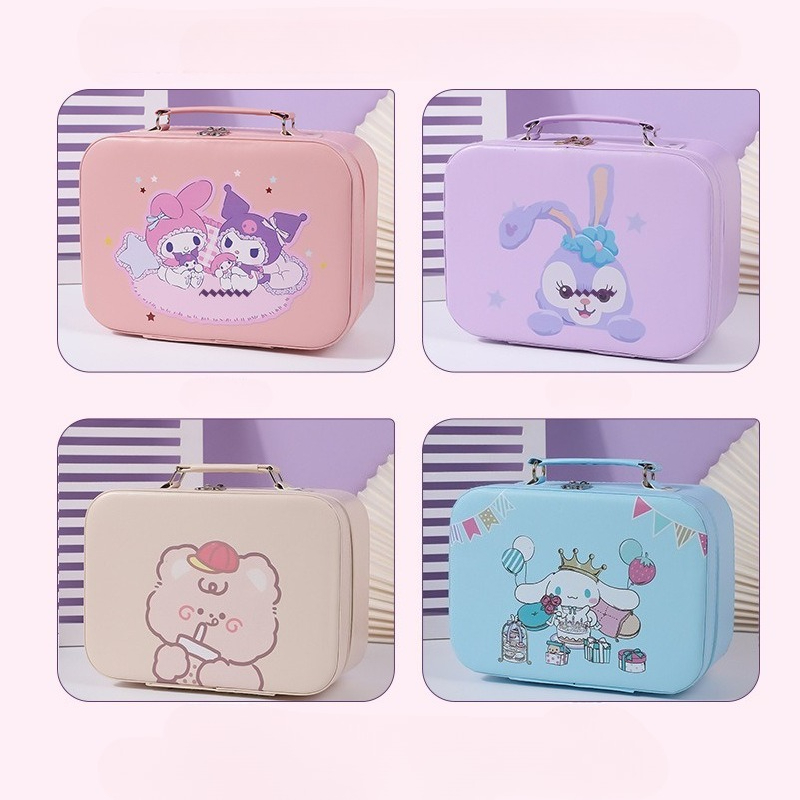 Sanrio Large Capacity Cartoon  - đánh giá và giá Beauty Bag Makeup