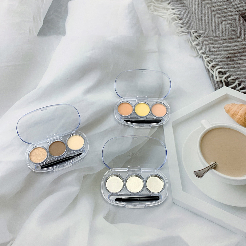 【3In1 Makeup Aluminum Palette  - đánh giá và giá Beauty Makeup Eyeshadow