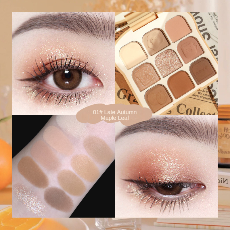 NOVO Toast 9 Colors Matte Eyes - đánh giá và giá Beauty Makeup Novo