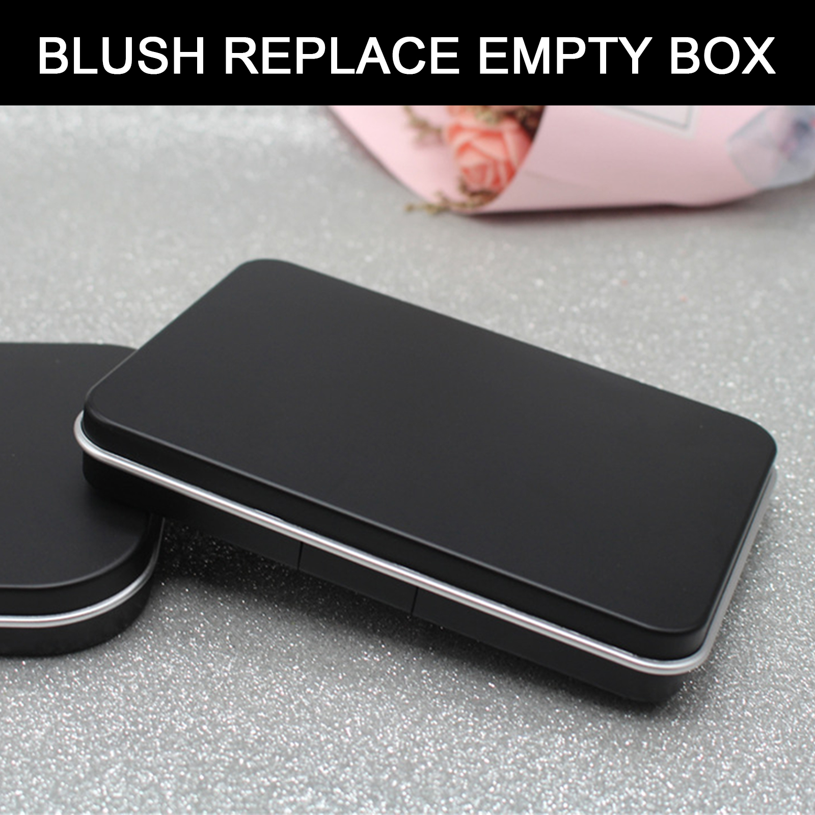 1Pc Matte Black Empty Magnetic - đánh giá và giá Beauty Makeup Eyeshadow