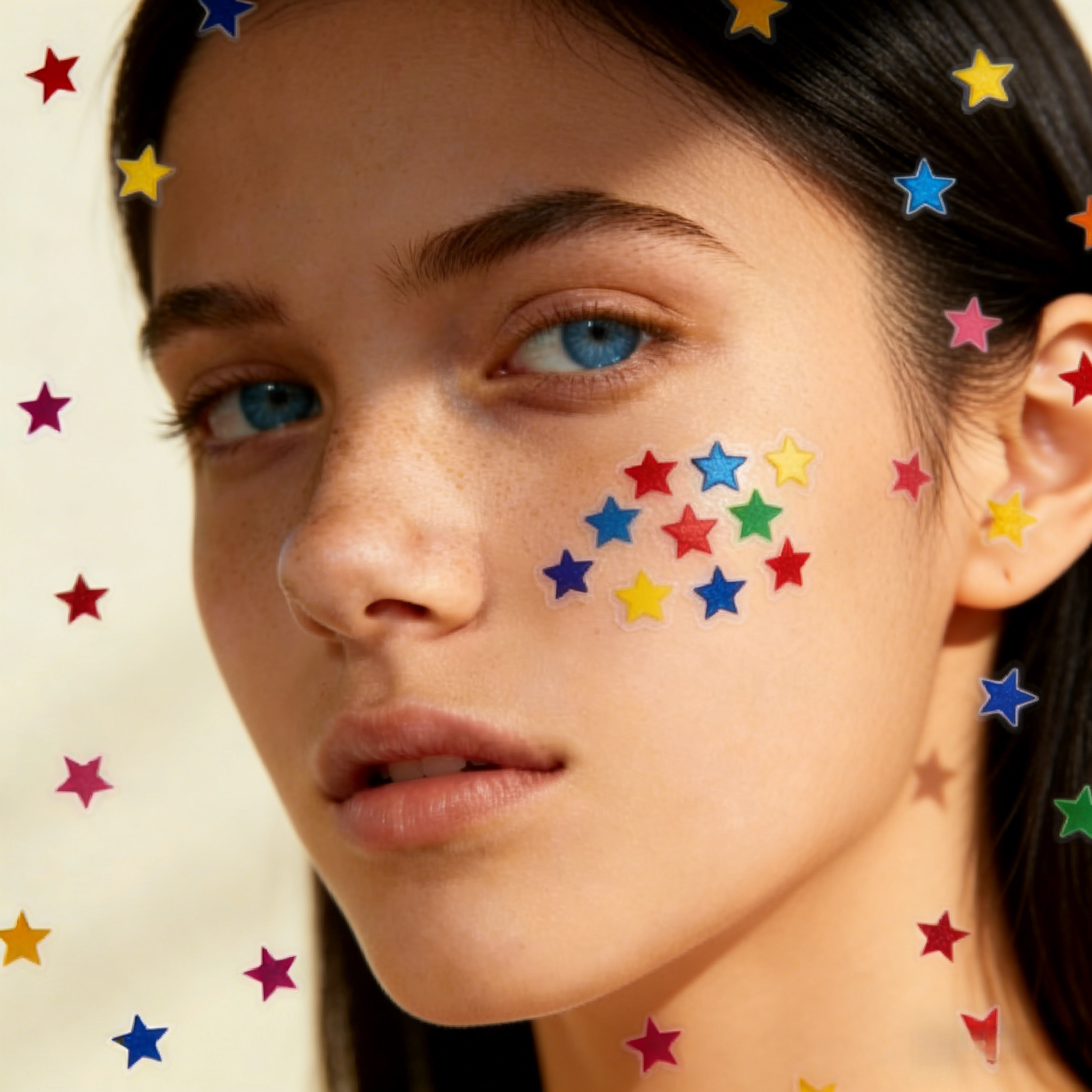 280pieces of multi-color star  - đánh giá và giá Pressed Powder Foundation