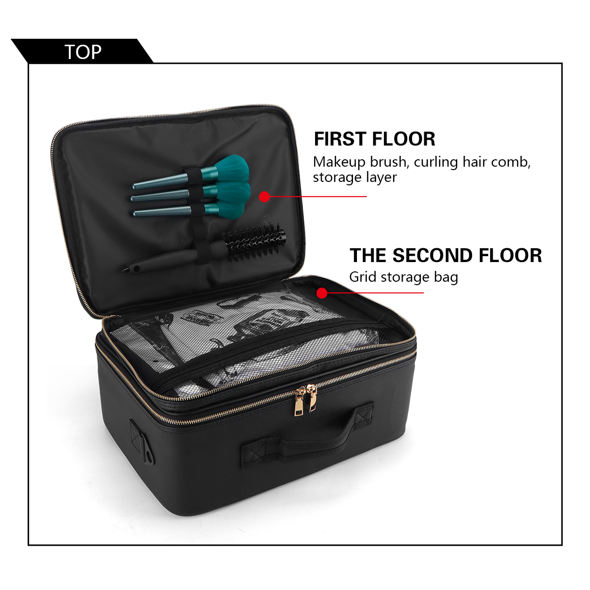 Women Travel Cosmetic Case Org - đánh giá và giá Beauty Bag Makeup
