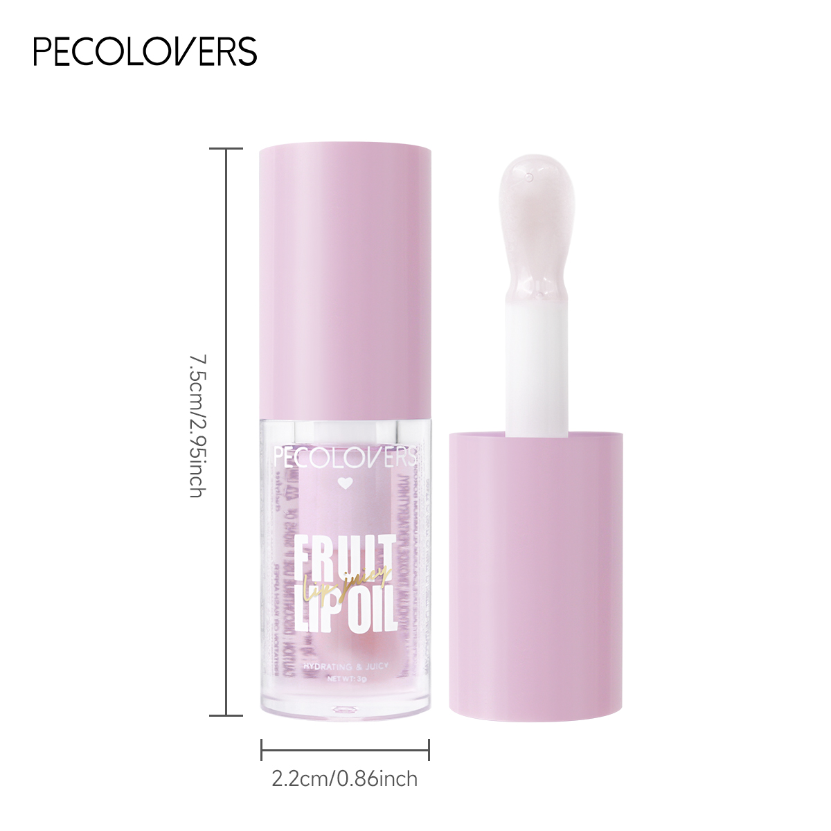 Fruit-Flavored Transparent Moi - đánh giá và giá Lip Gloss Plumping