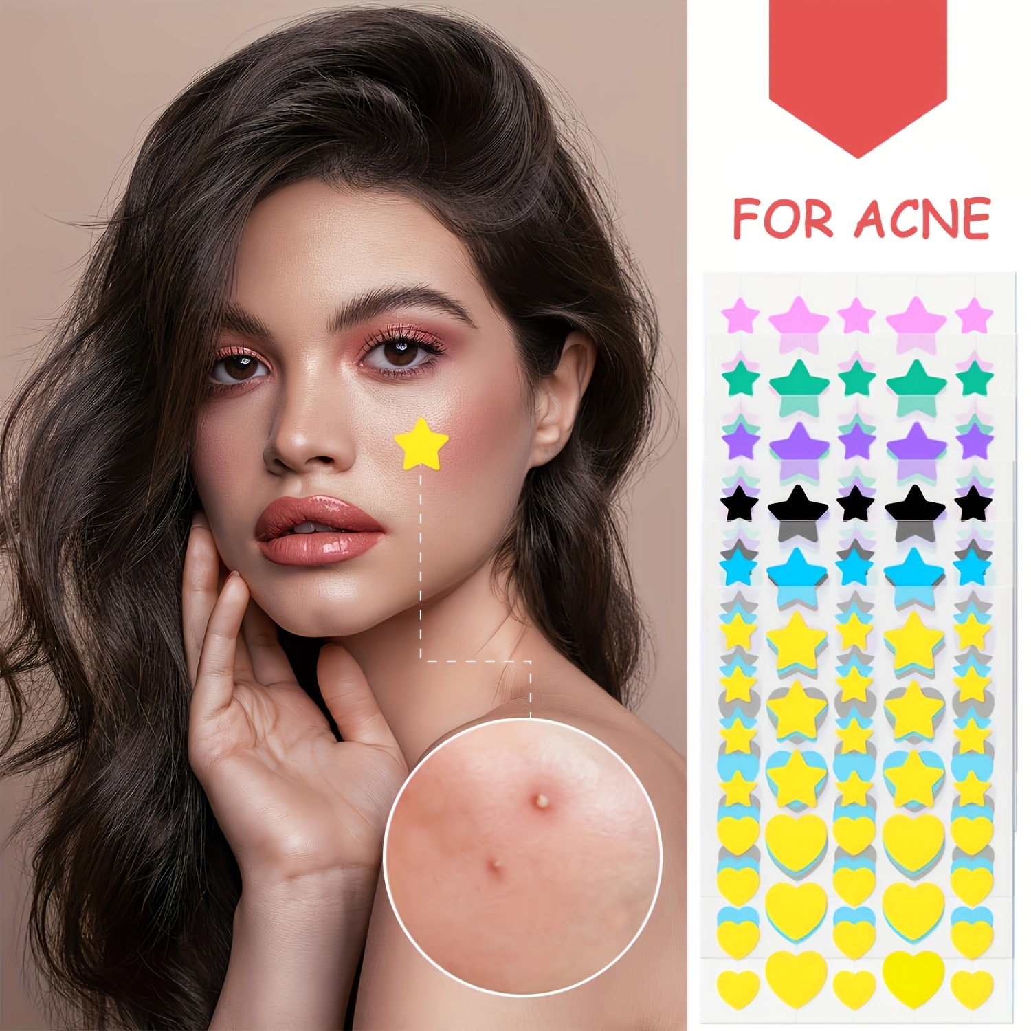 216PCS 6-color Star-shaped Acn - đánh giá và giá Pressed Powder Foundation