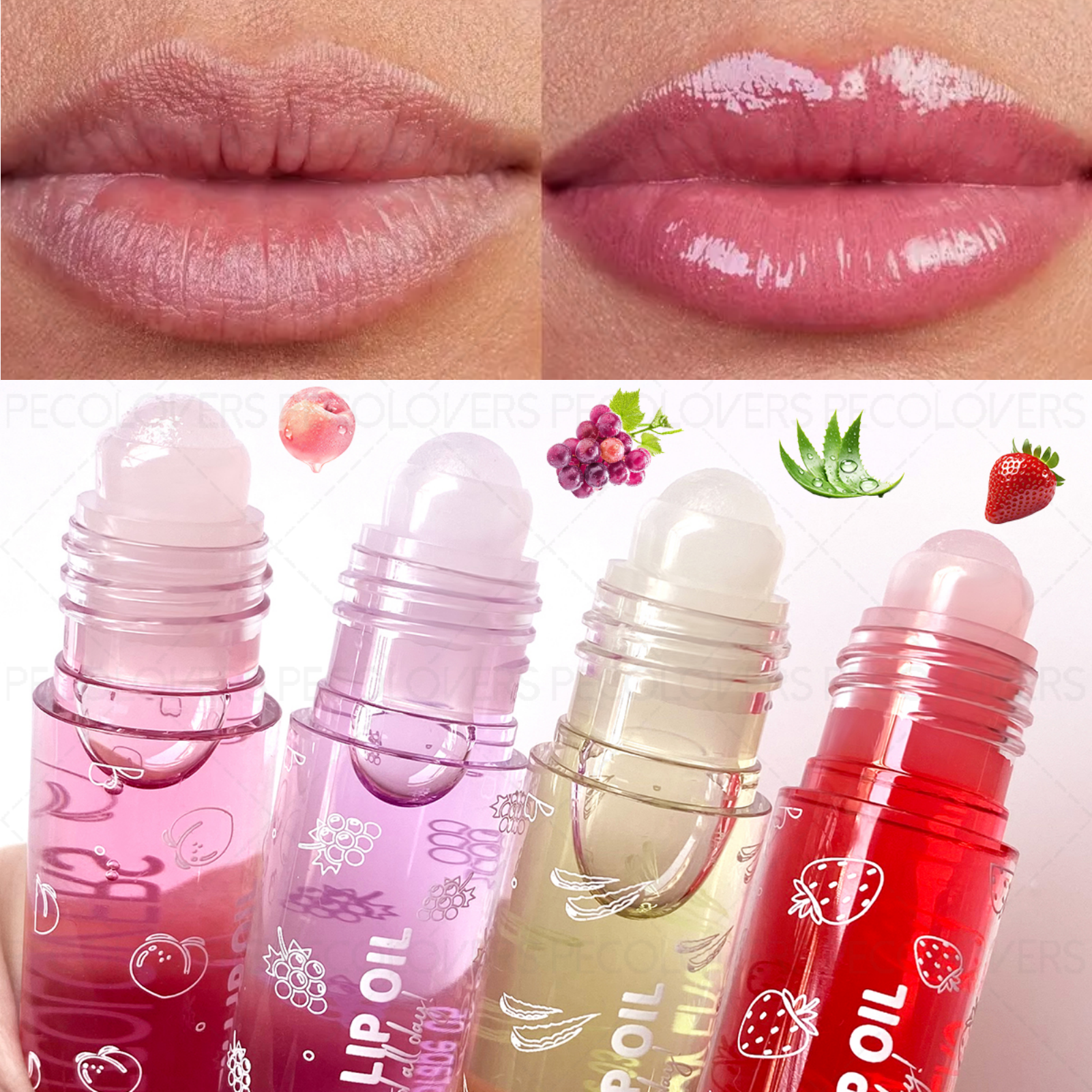 1PC Long-lasting Ball Lip Oil  - đánh giá và giá Lip Gloss Plumping