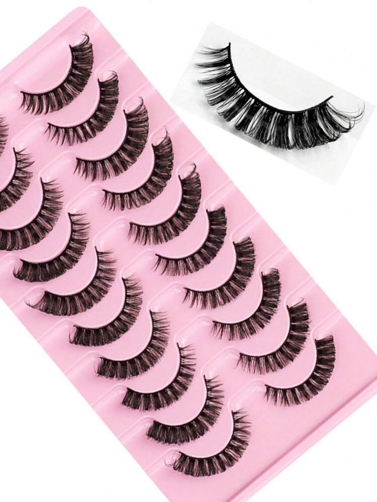 Russian Striped False Eyelashe - đánh giá và giá Beauty Makeup Bar