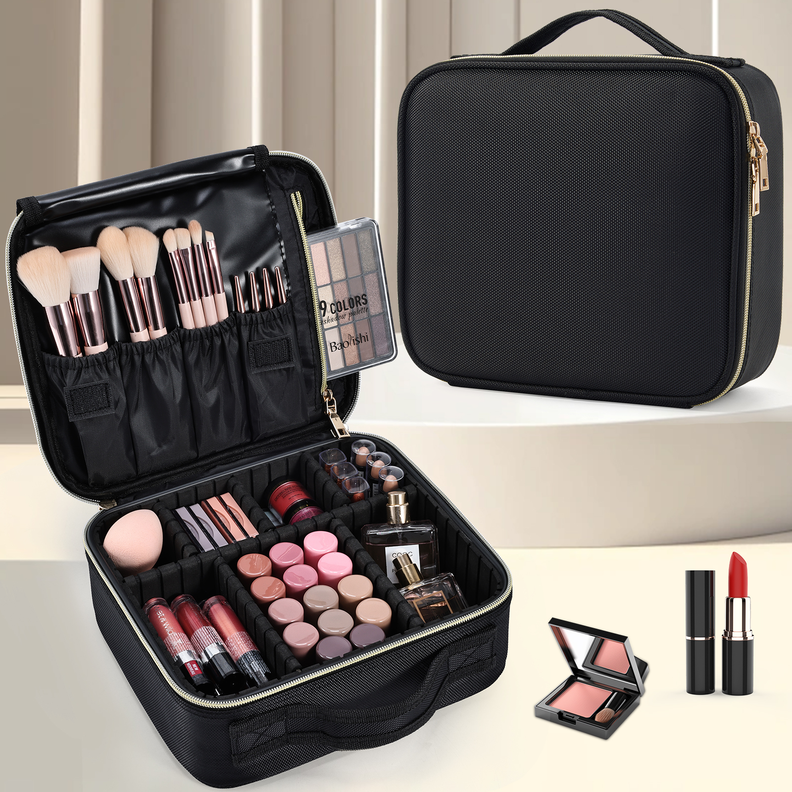 Cosmetic Case Makeup Bag Vanit - đánh giá và giá Beauty Bag Makeup