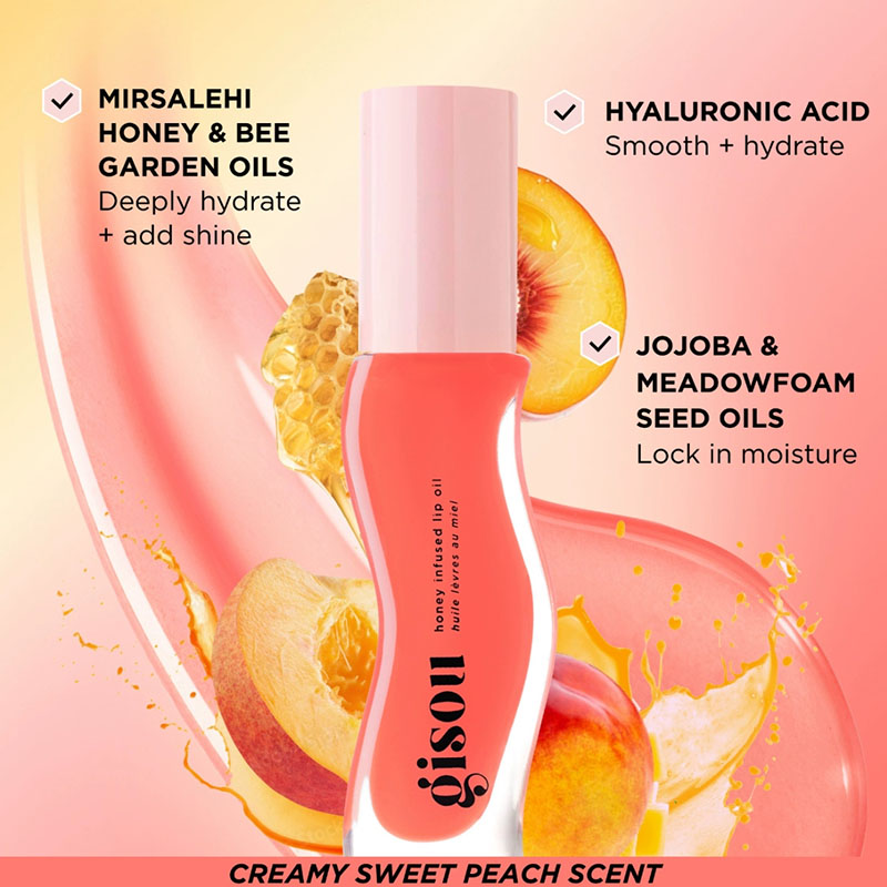 Gisou Moisturizing Lip Balm Or - đánh giá và giá Lip Gloss Plumping