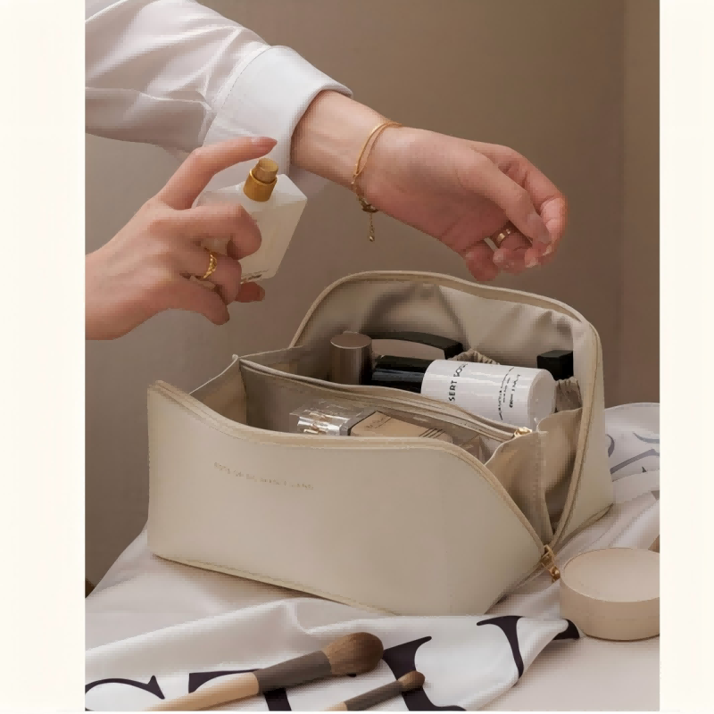 Large Capacity Waterproof Make - đánh giá và giá Beauty Bag Makeup