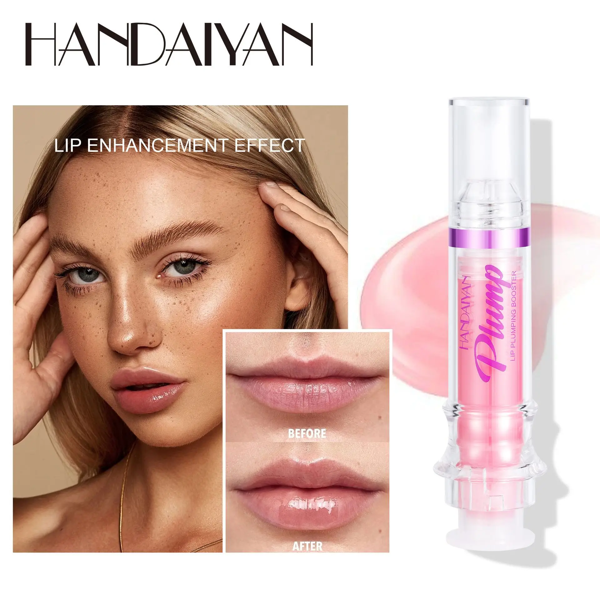 HANDAYAN 6-Color Lip Plumping  - đánh giá và giá Lip Gloss Plumping