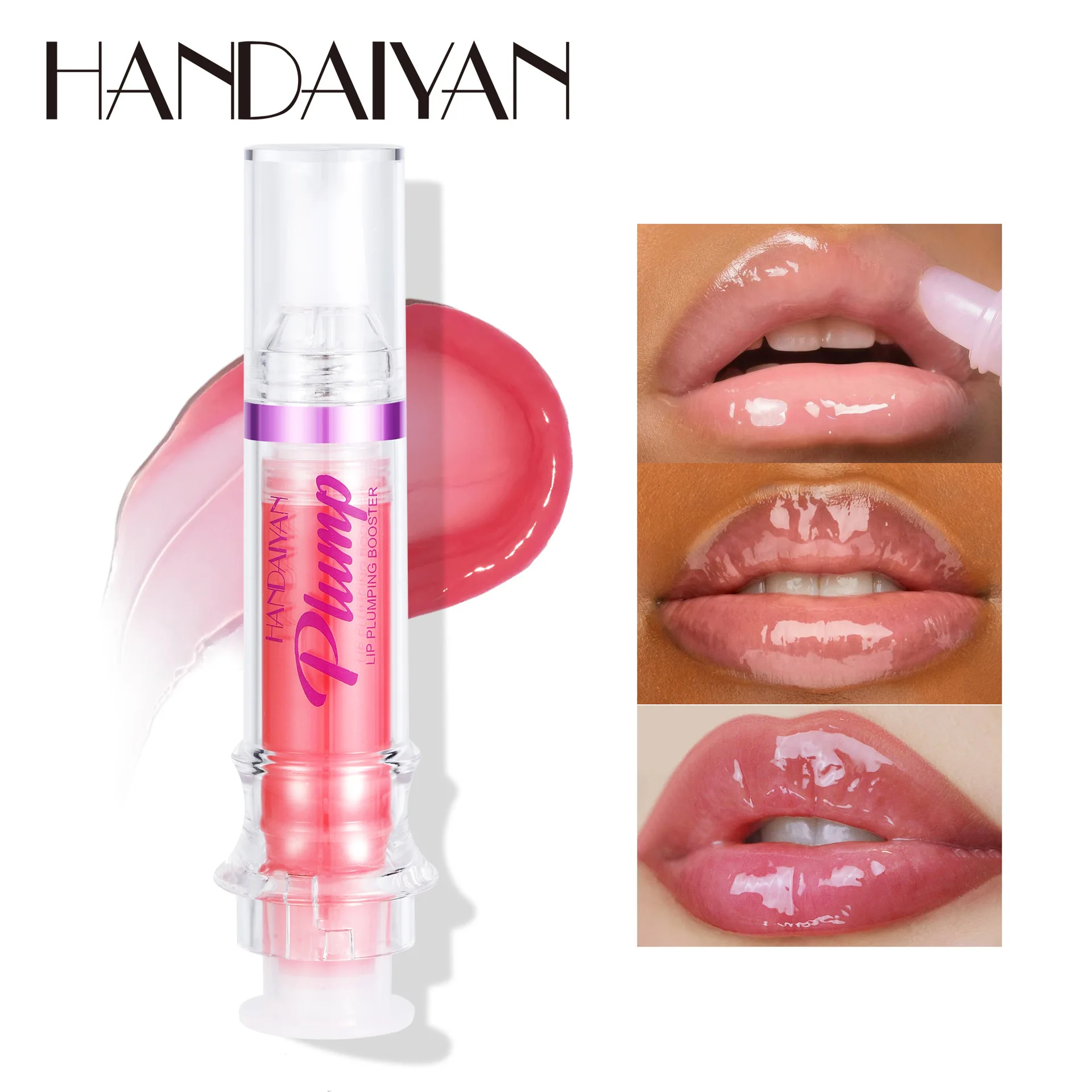 HANDAYAN 6-Color Lip Plumping  - đánh giá và giá Lip Gloss Plumping