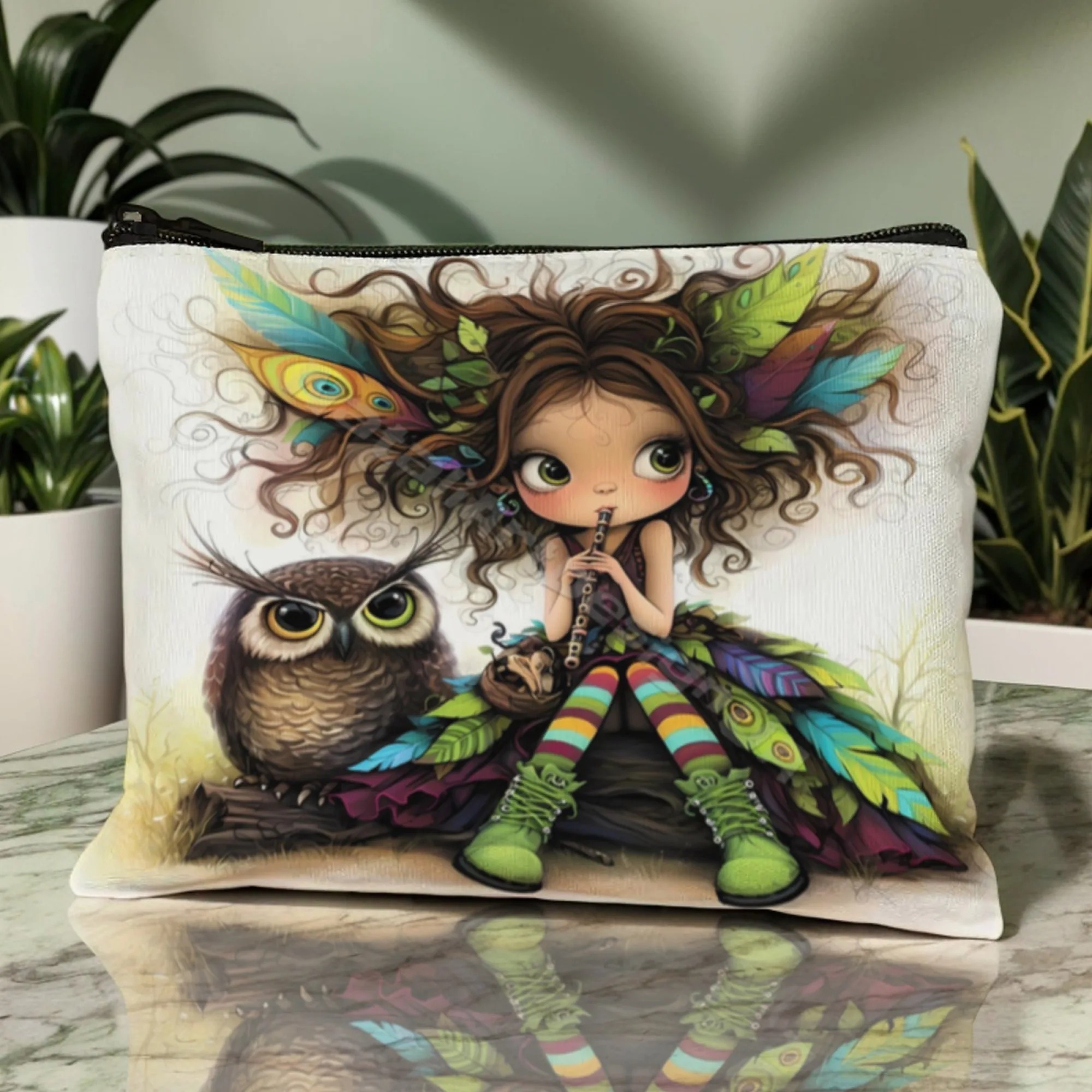 Cartoon Girl Makeup Bag Zipper - đánh giá và giá Beauty Bag Makeup