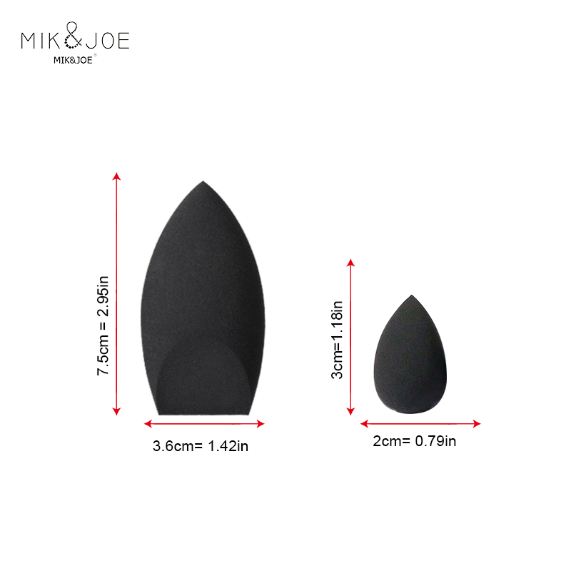 2pcs Black Beauty Sponge Egg - - đánh giá và giá Beauty Bay Makeup