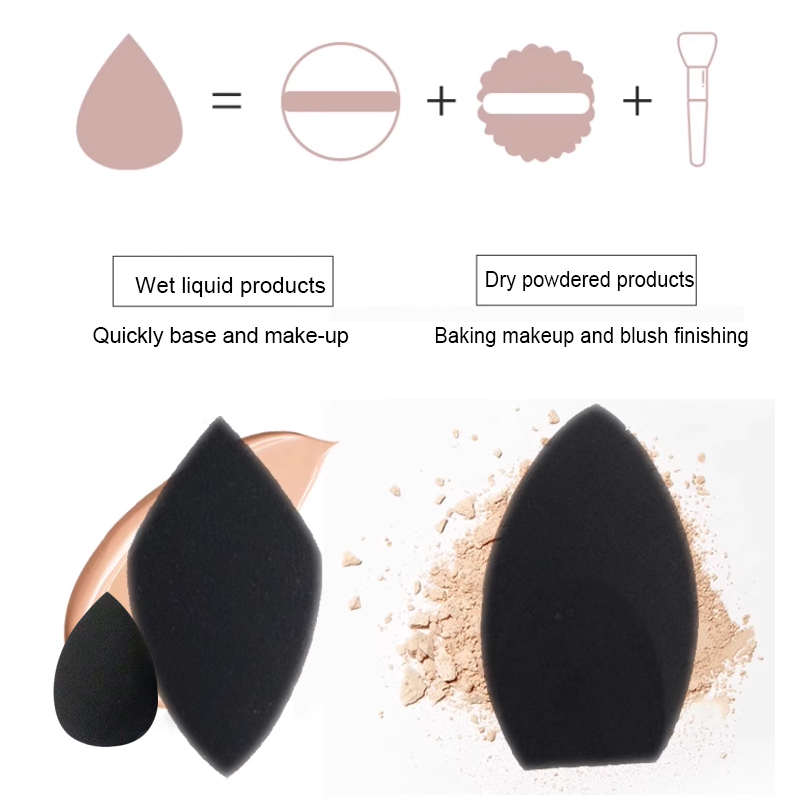 2pcs Black Beauty Sponge Egg - - đánh giá và giá Beauty Bay Makeup