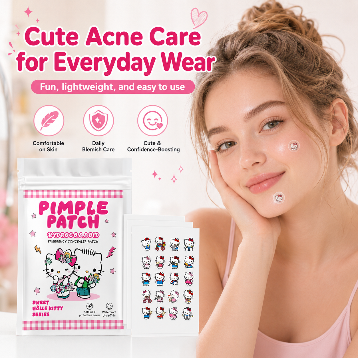 100PCS hello kitty Acne patche - đánh giá và giá Pressed Powder Foundation
