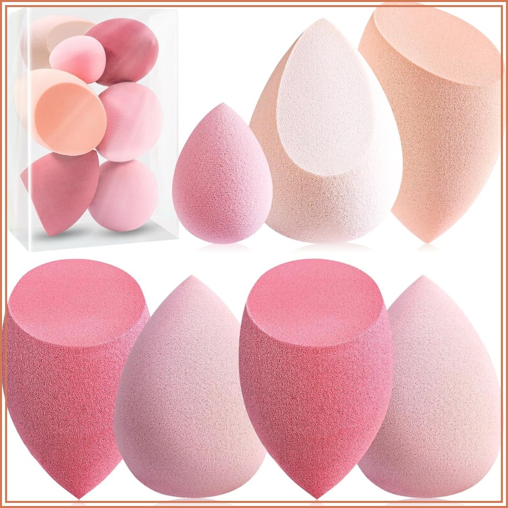 7 Pcs Makeup Sponge Set - Late - đánh giá và giá Beauty Makeup Cream