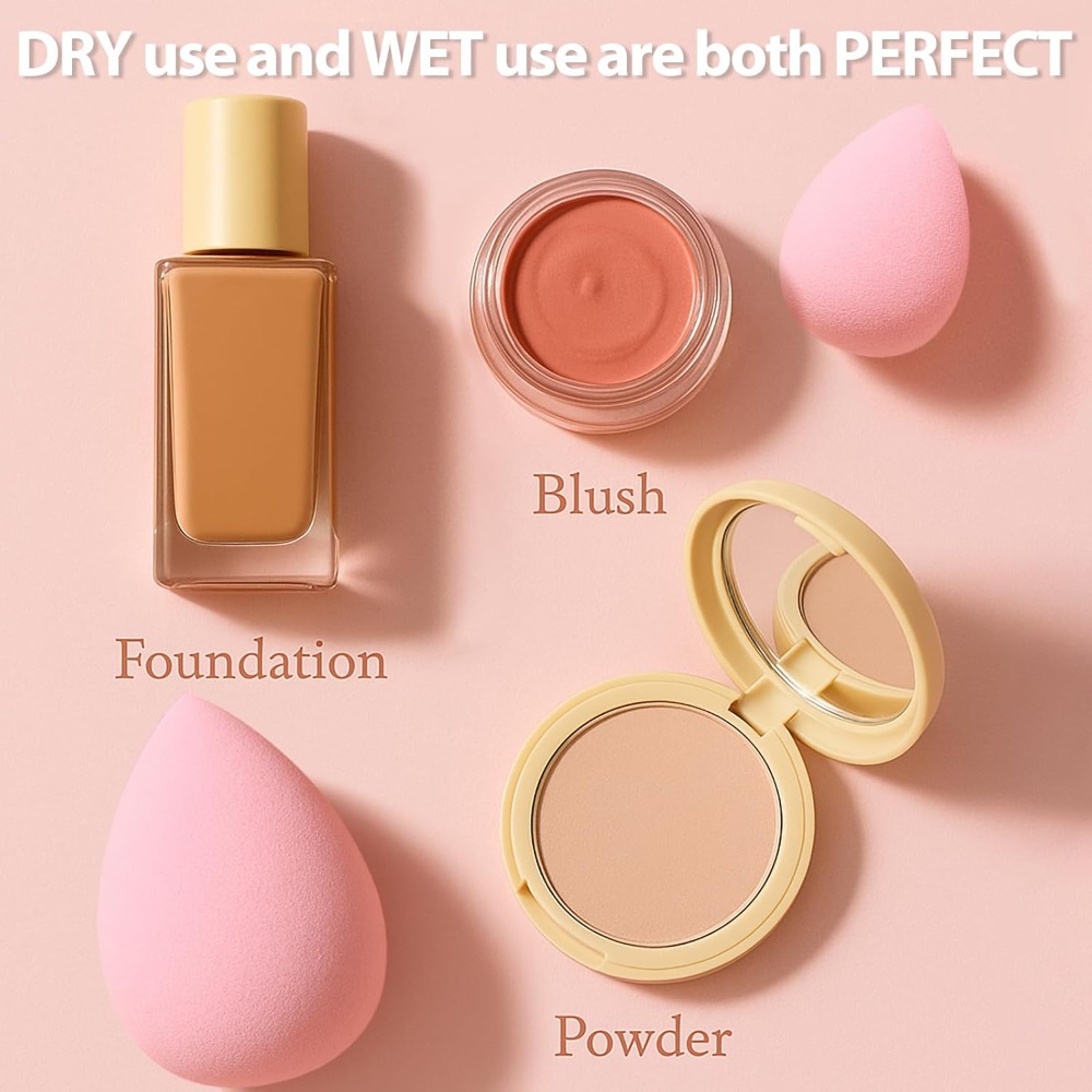 7 Pcs Makeup Sponge Set - Late - đánh giá và giá Beauty Makeup Cream