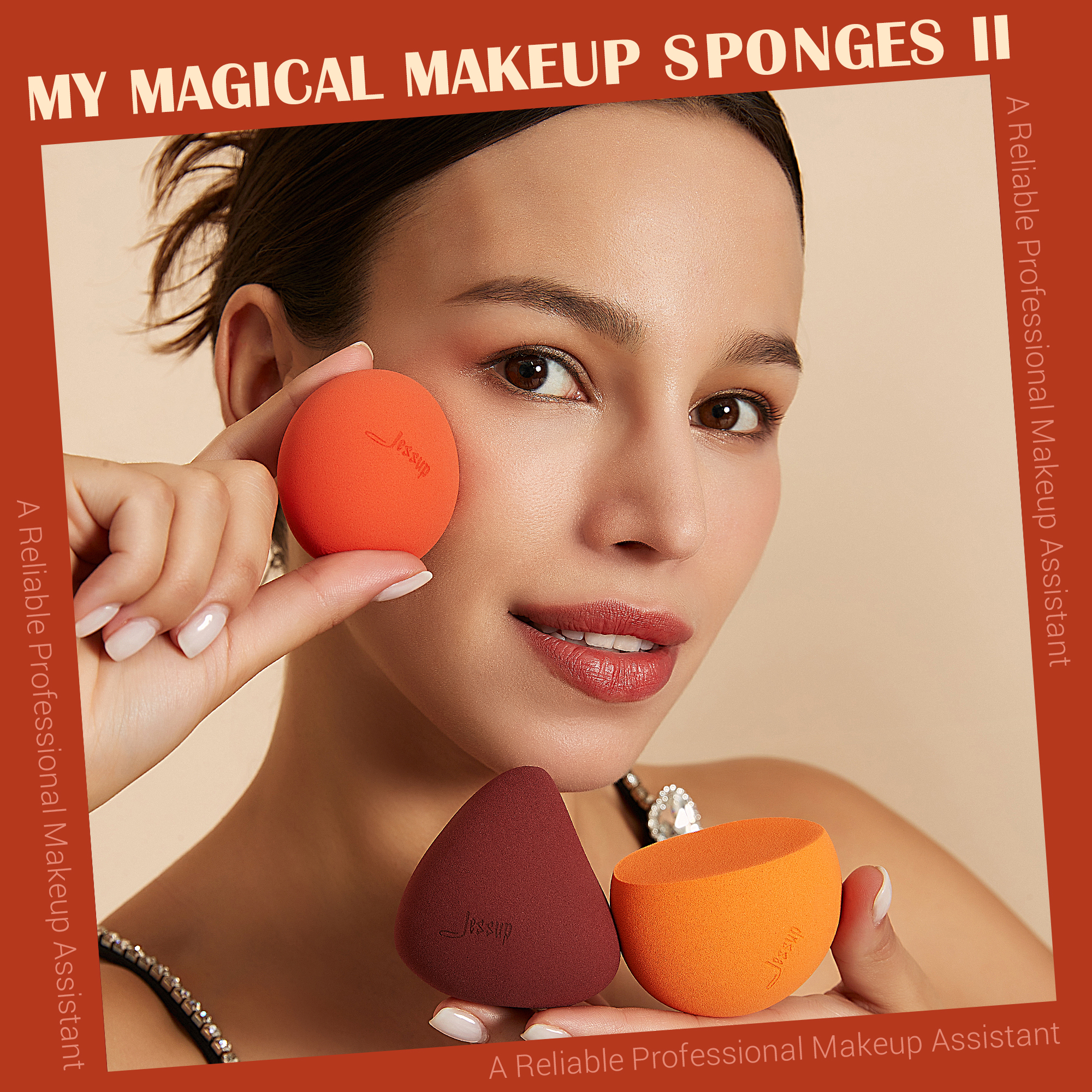 Jessup Makeup Sponges Set, 3pc - đánh giá và giá Beauty Bay Makeup