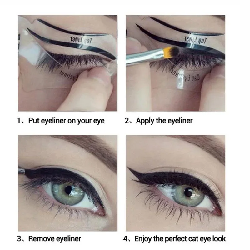 Eyeliner Stencils Winged Eyeli - đánh giá và giá Beauty Makeup Eyeshadow