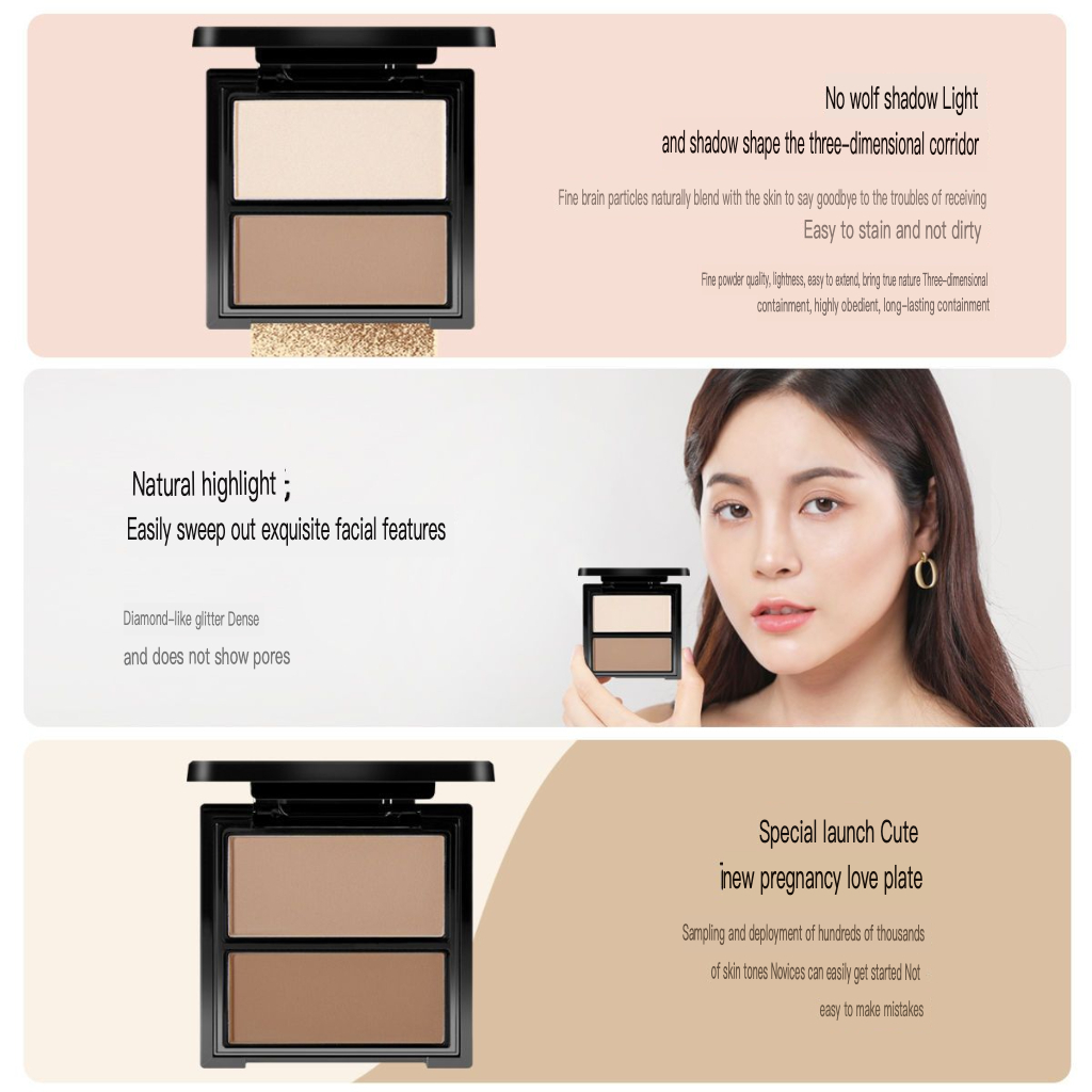 NOVO Two Tone Makeup Disc Powd - đánh giá và giá Beauty Makeup Novo
