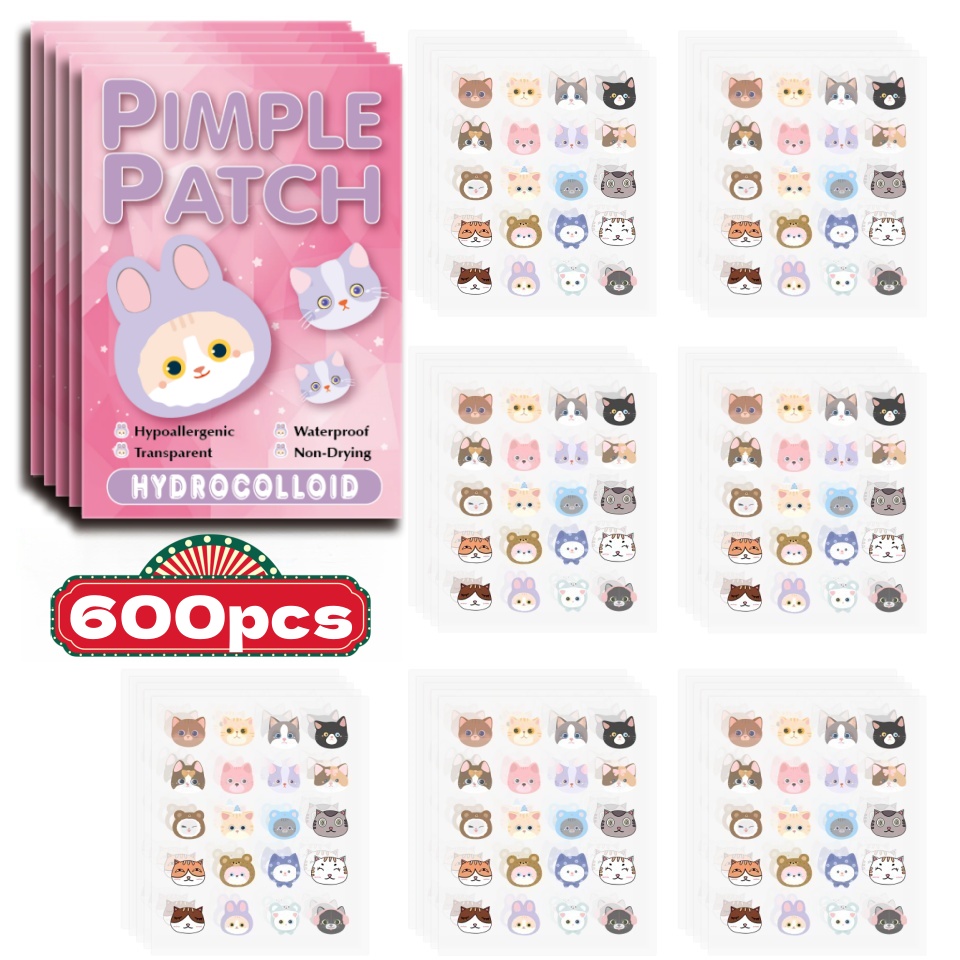 600pcs Cartoon acne patch, cut - đánh giá và giá Pressed Powder Foundation