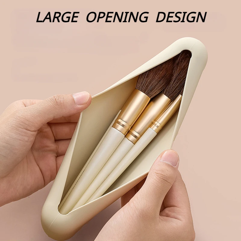 Travel Makeup Brush Holder Sil - đánh giá và giá Beauty Bag Makeup