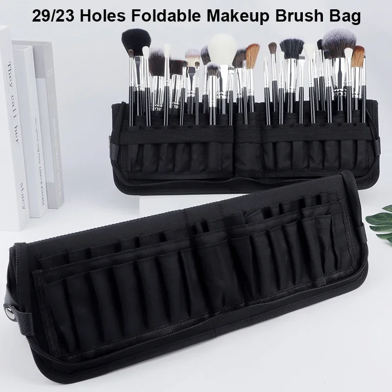 29/23 Holes Foldable Makeup Br - đánh giá và giá Beauty Bag Makeup