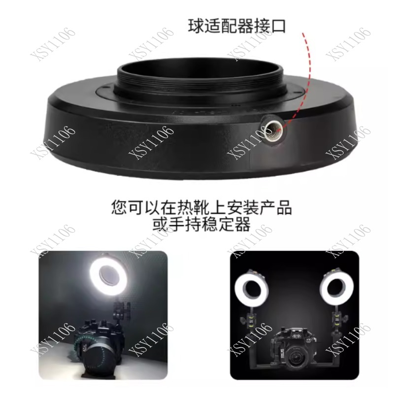 RGB LED Underwater Diving Flas - đánh giá và giá Led Ring Light