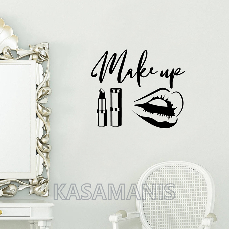 MakeUp Quote Wall Art Decals B - đánh giá và giá Beauty Of Makeup Quotes