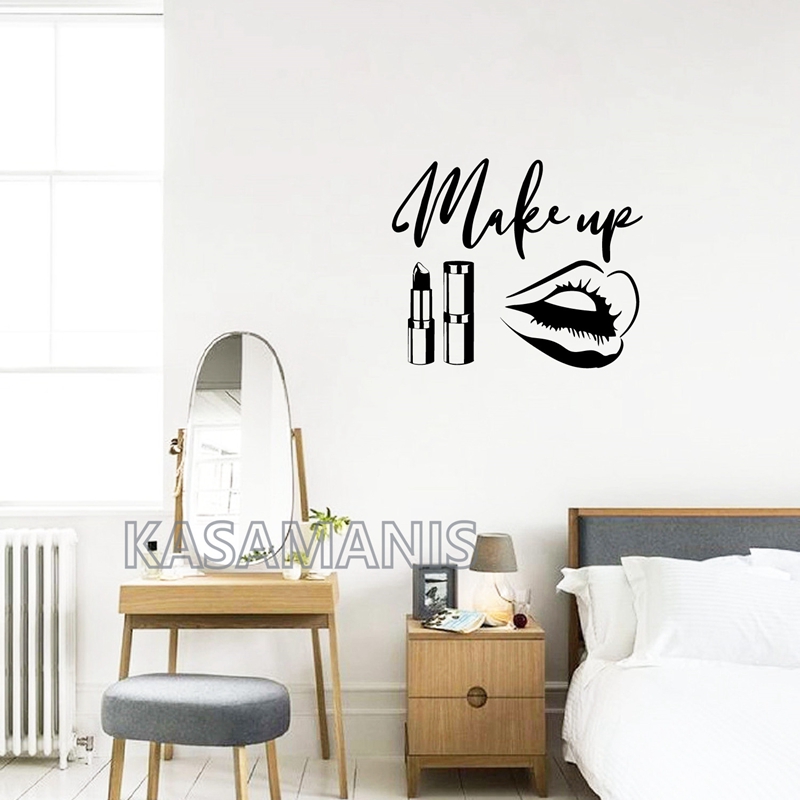 MakeUp Quote Wall Art Decals B - đánh giá và giá Beauty Of Makeup Quotes
