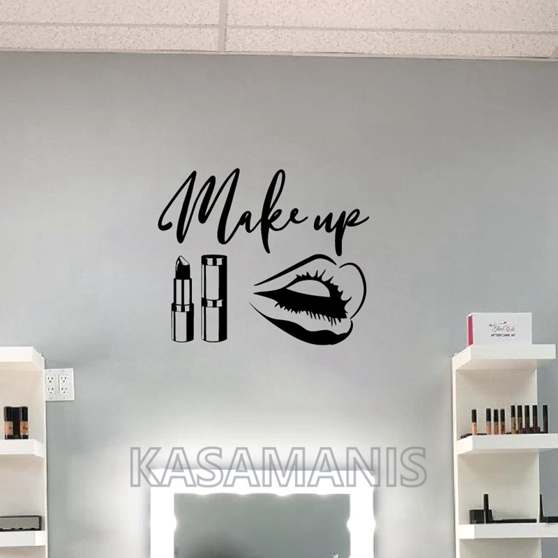 MakeUp Quote Wall Art Decals B - đánh giá và giá Beauty Of Makeup Quotes